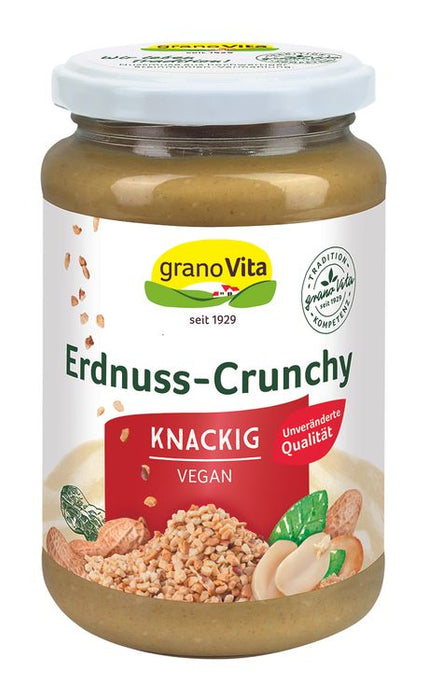 GranoVita - Erdnusscreme Crunchy vegan 350g