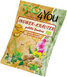 Bio4You - Bio-Bonbon-Ingwer-Kräuter, 75g