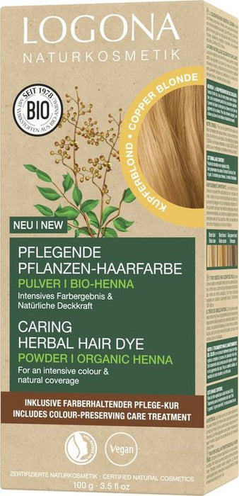 Logona - Pflanzen-Haarfarbe Pulver Kupferblond 100g