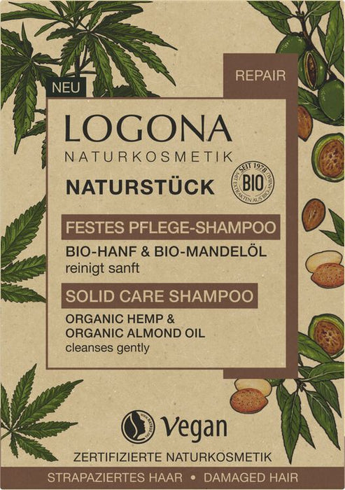 Logona - Festes Shampoo Hanf & Mandelöl, 60g