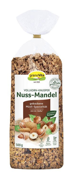 GranoVita - Vollkorn-Knusper Nuss-Mandel 500g