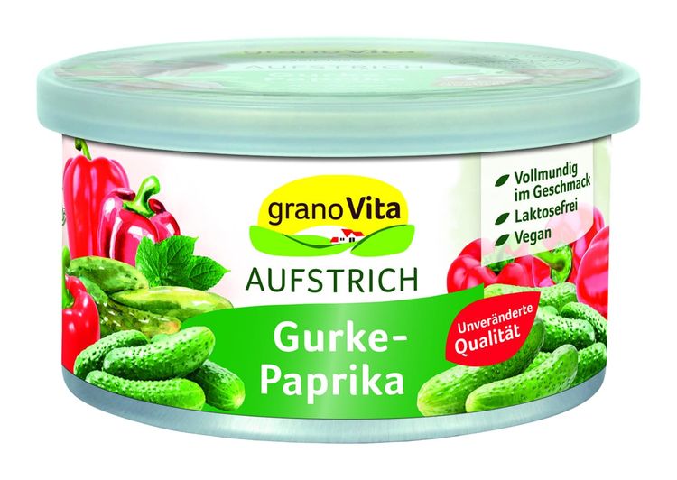 GranoVita - Gurke-Paprika Sandwich Pastete 125g