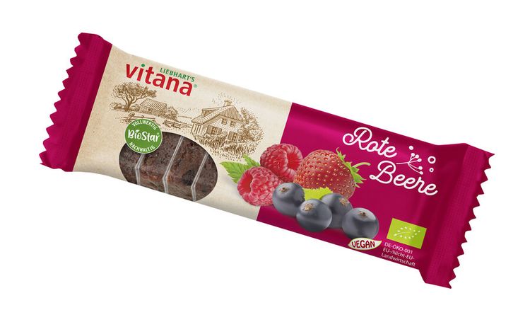 Vitana - Bio-Rote-Beere-Fruchtschnitten, 60g