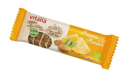 Vitana - Bio-Ananas-Mandel-Fruchtschnitten, 60g