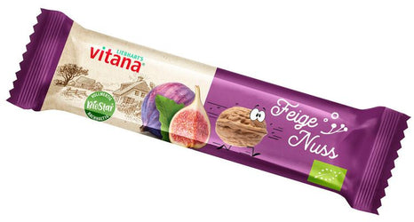 Vitana - Bio Feige Nuss Riegel in Zartbitter-Schokolade, 40g