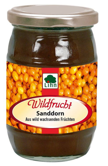 Lihn - Wildfrucht-Aufstrich Sanddorn Sonderabfüllung vegan 330g