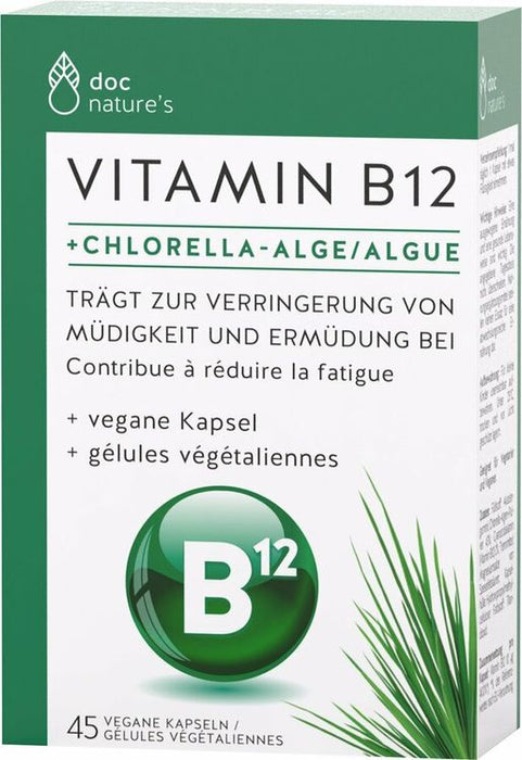 doc nature's - Vitamin B12 + Chlorella-Alge, 45 Kps.