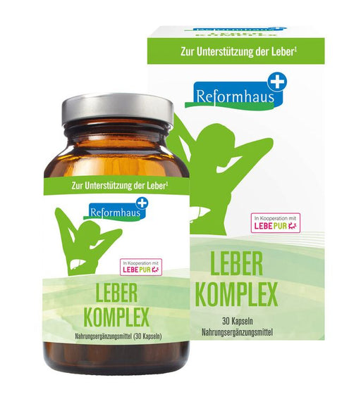 Reformhaus Plus - Leber-Komplex, 30 Kapseln