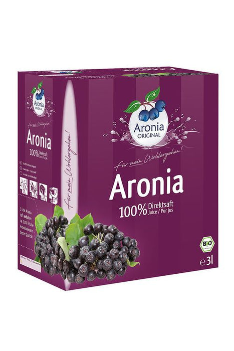 Aronia ORIGINAL- Aronia Direktsaft Bio FHM. 3L