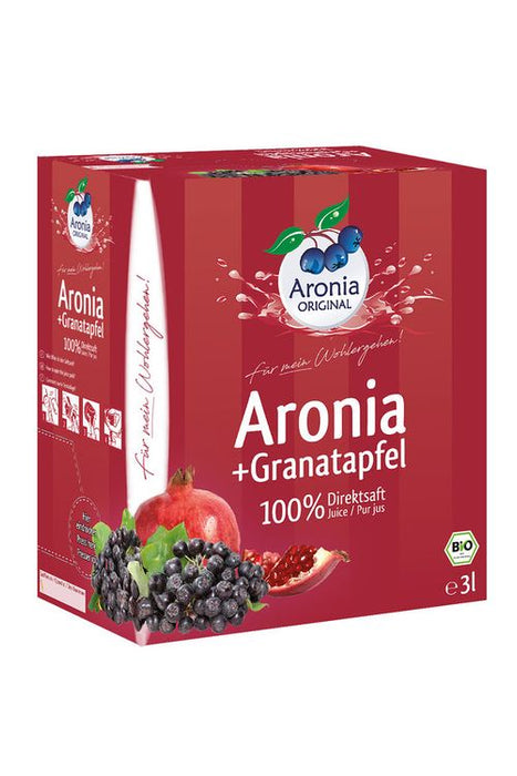 Aronia ORIGINAL - Aronia + Granatapfel Direktsaft Bio FHM, 3L