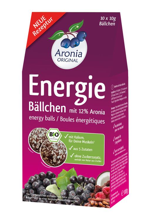 Aronia ORIGINAL - Bio Aronia Energiebällchen, 100g