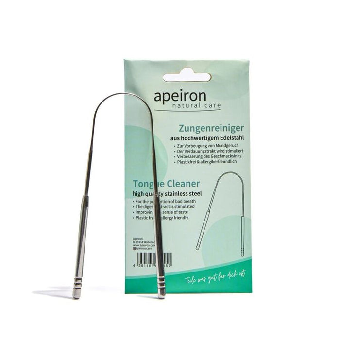Spa Vivent - Apeiron Zungenreiniger aus Edelstahl, 1 Stk.