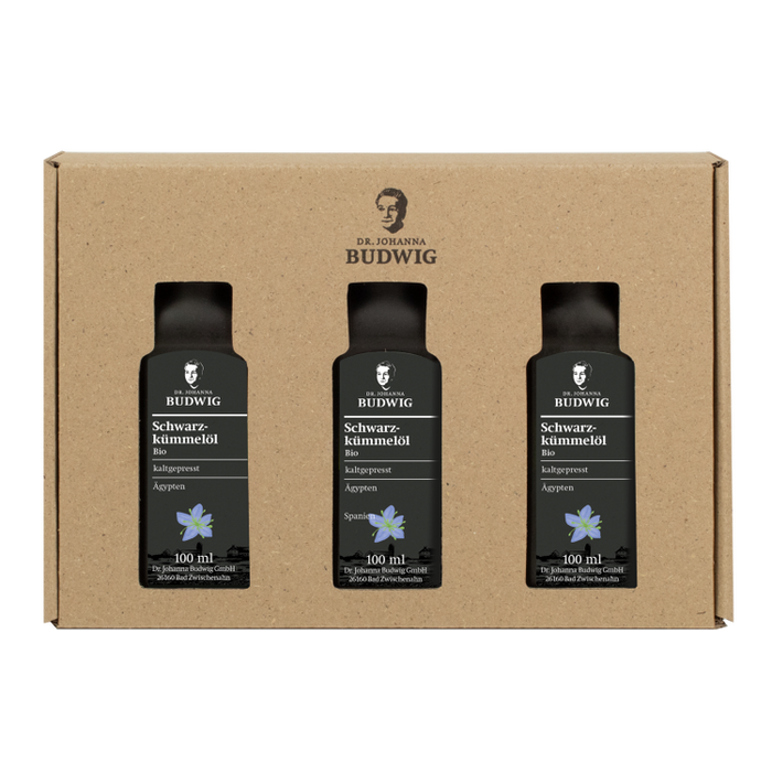 Dr. Johanna Budwig - Schwarzkümmelöl bio, 3x100ml