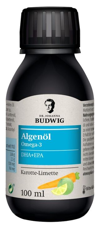 Dr. Johanna Budwig - Omega-3 Algenöl Karotte-Limette, 100ml