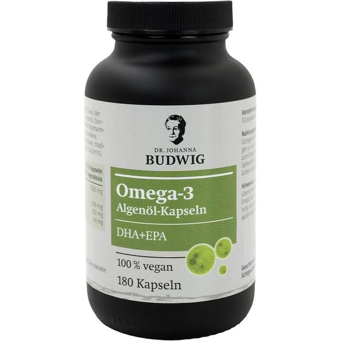 Dr. Johanna Budwig - Omega 3 Algenöl Kapseln, 180 Kaps.