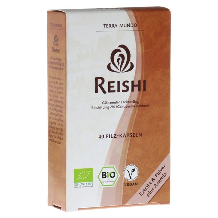 TerraMundo - Vitalpilz- Reishi 400mg Kapseln bio 40Stk