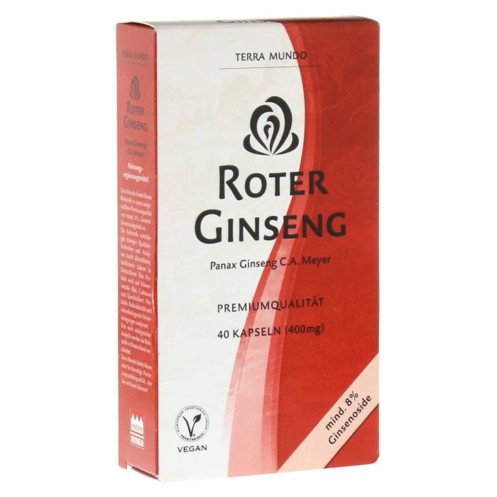 TerraMundo - Roter Ginseng Kapseln 40Stk