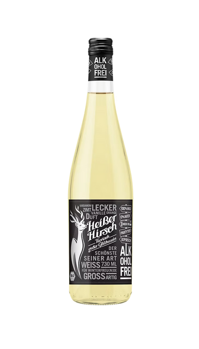 ACHT GRAD PLUS - Heißer Hirsch alkoholfreier Glühwein weiß, 730ml