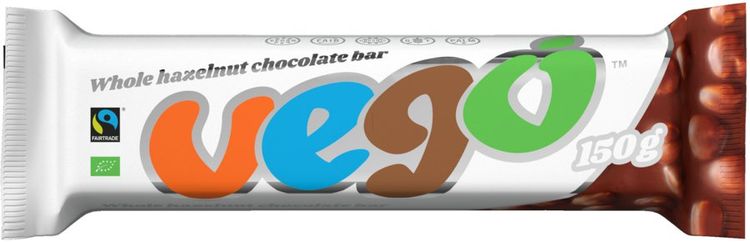 VEGO - Whole Hazelnut Chocolate Bar bio 150g
