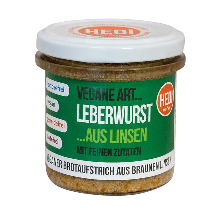 Hedi - vegane Art Leberwurst aus Linsen mit feinen Zutaten bio 140g