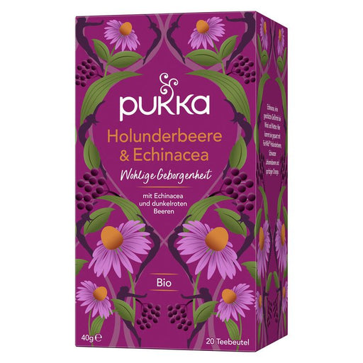 Pukka - Bio-Früchtetee Holunderbeere & Echinacea, 20 Filterbeutel