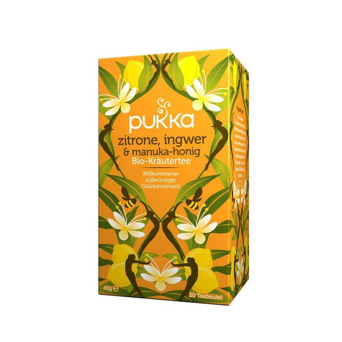 Pukka- Zitrone, Ingwer & Manuka Honig 20 Beutel