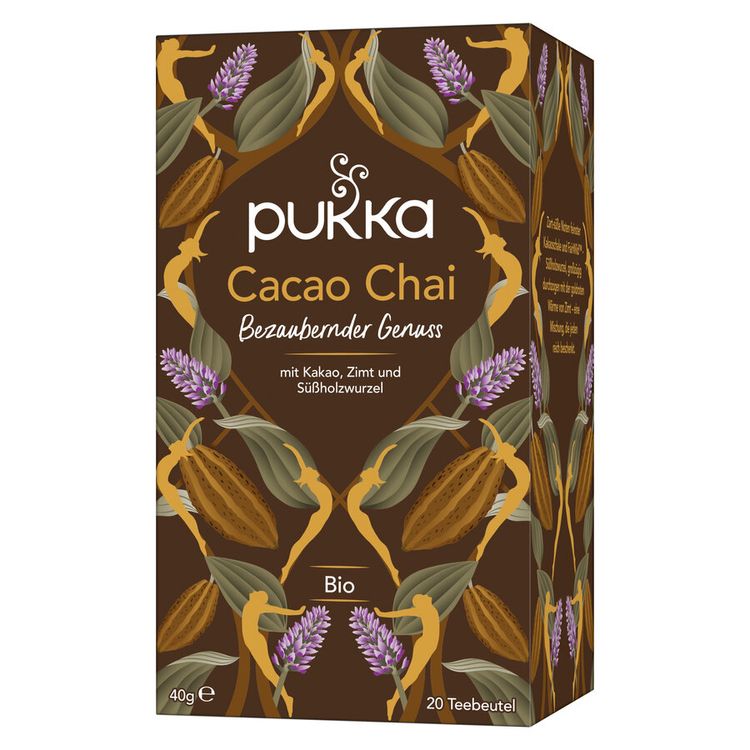 Pukka - Bio-Gewürztee Cacao Chai, 40g — Reformhaus.de Pukka - Bio-Gewürztee Cacao Chai, 40g — Reformhaus.de