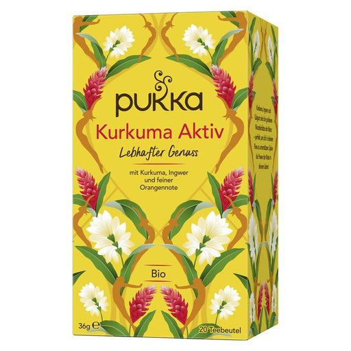 Pukka - Bio-Kräutertee Kurkuma, Ingwer & Orange, 36g