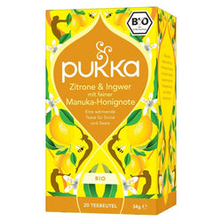 Pukka - Zitrone & Ingwer mit feiner Manuka-Honignote, 34g