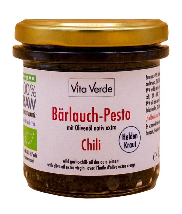 Vita Verde - Heldenkraut Bärlauch-Chili-Pesto bio 165ml