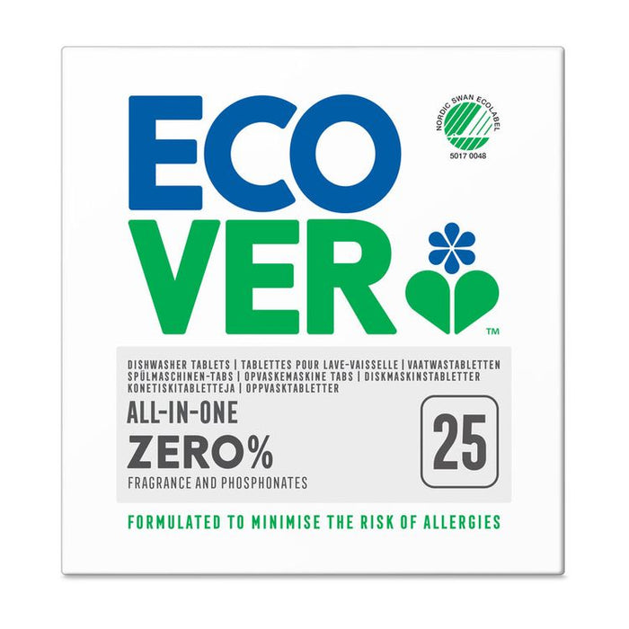 Ecover - ZERO Spülmaschinen-Tabs all in one 25 Stück 500g