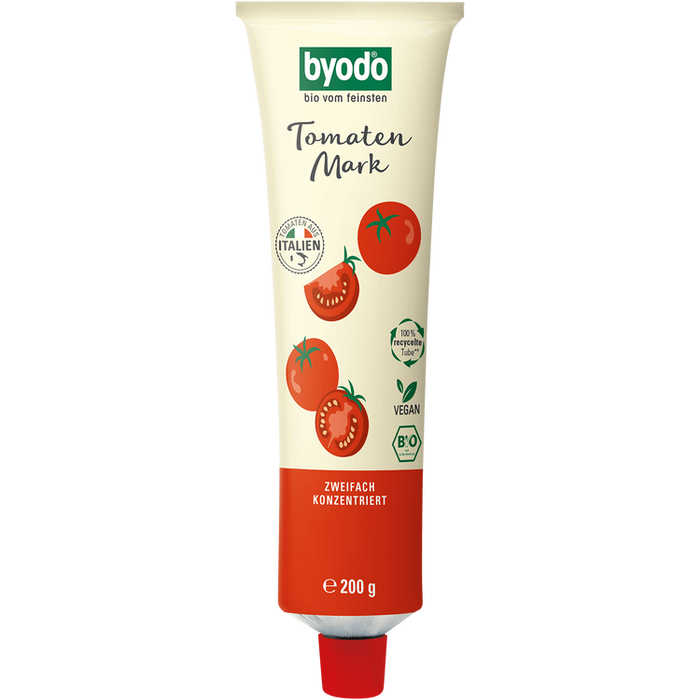 Byodo - Tomatenmark Doppelfrucht Tube bio, 200ml