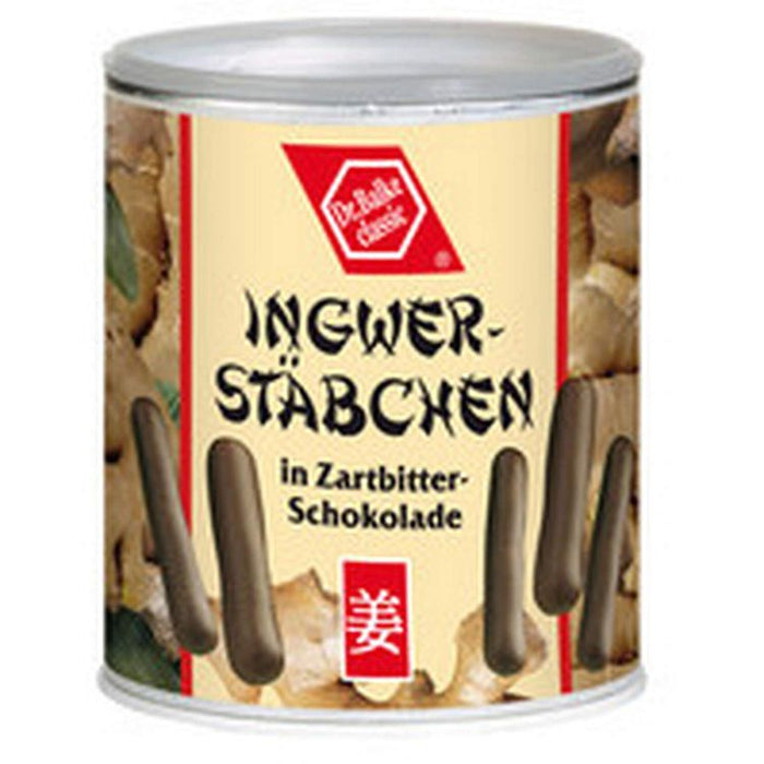 Dr. Balke - Ingwer-Stäbchen in Zartbitter-Schokolade 150g