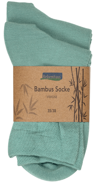 Reformhaus - Bambus Socke, Gr. 35/38 Türkis