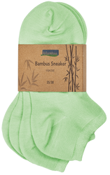 Reformhaus - Bambus Sneaker Socke, Gr. 35/38 Grün