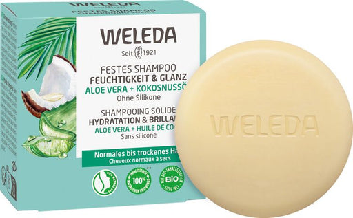 Weleda - Festes Shampoo Feuchtigkeit & Glanz 50g