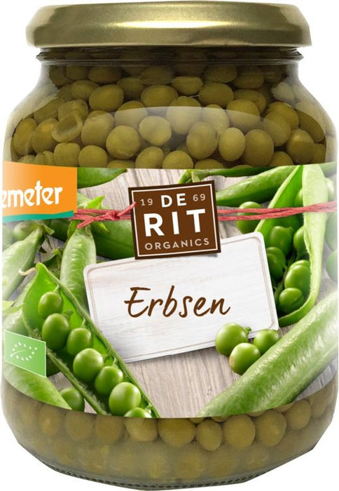 DE RIT - Erbsen fein im Glas bio 350g