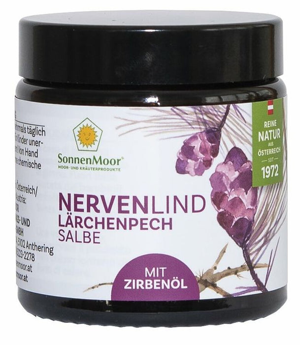 Sonnenmoor - Nervenlind Lärchenpechsalbe mit Zirbenöl, 90g