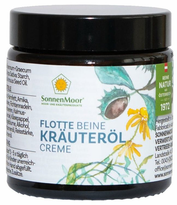 Sonnenmoor - Flotte Beine Kräuterölcreme, 90g