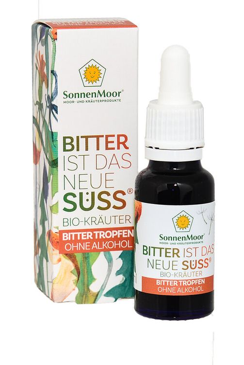 Sonnenmoor - Bio-Kräuter Bitter ist das neue Süss Tropfen, 20ml