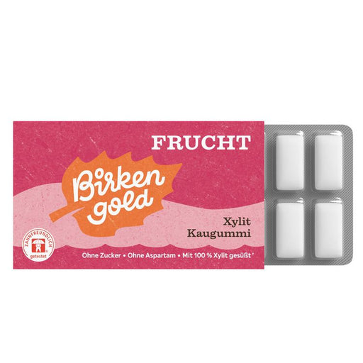 Birkengold - Kaugummi Frucht (12 Stück), 17g