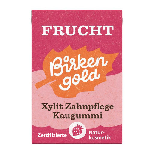 Birkengold - Zahnpflege Natur Kaugummi Frucht, 28g