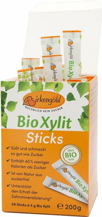 Birkengold - Bio Xylit Sticks - Karton, 200g