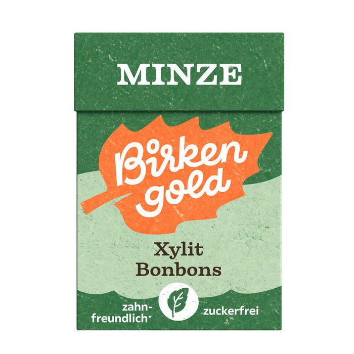 Birkengold - Bonbons Minze, 30g