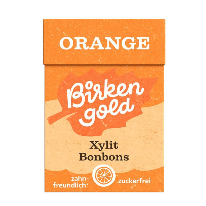 Birkengold - Bonbons Orange, 30g