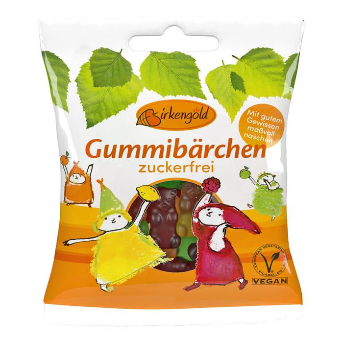 Birkengold - Gummibärchen - zuckerfrei, 50g