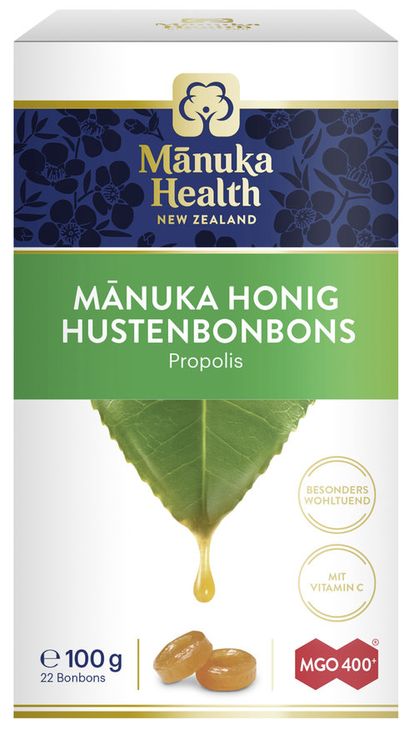 Manuka Health - MGO 400+ Manuka Hustenbonbons (Propolis) 100g