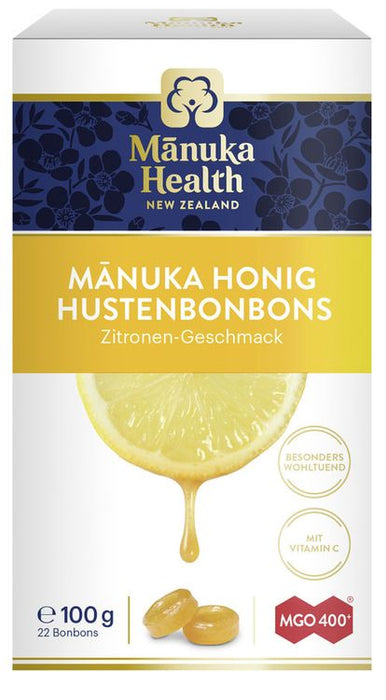 Manuka Health - MGO 400+ Manuka Hustenbonbons (Zitrone) 100g