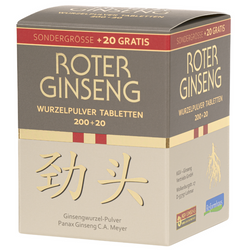 KGV - Roter Ginseng Tabletten Sondergröße 200 + 20 Stk.