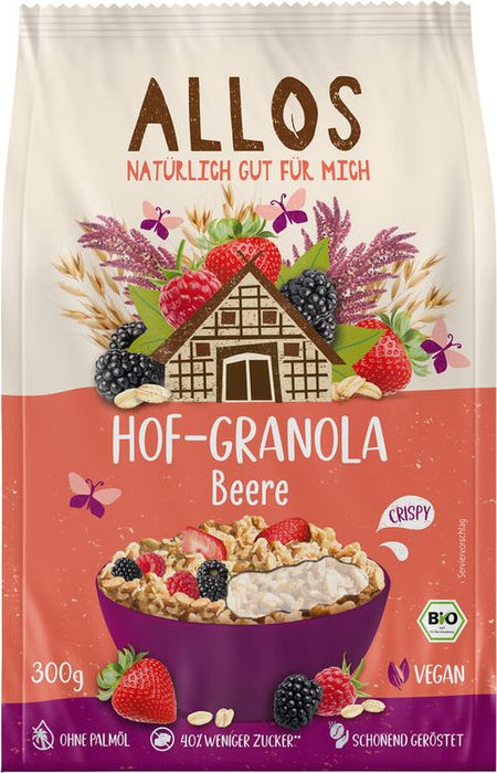 Allos - Hof-Granola Beere bio, 300g